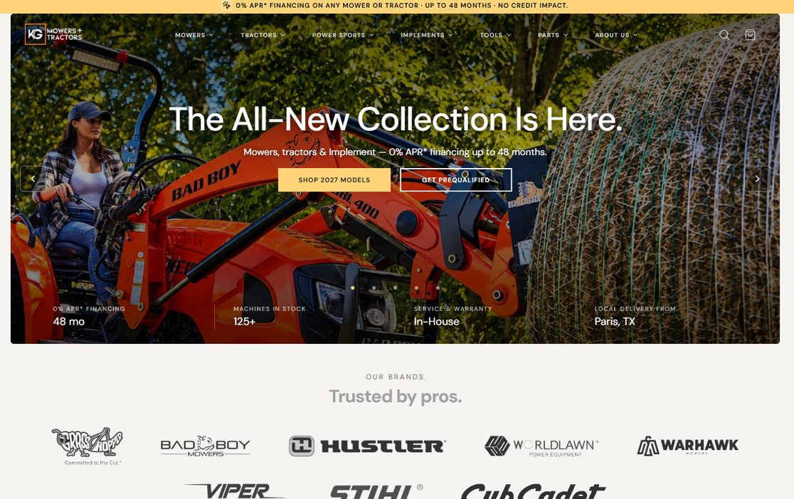 K and G Mowers – kgmowers.com