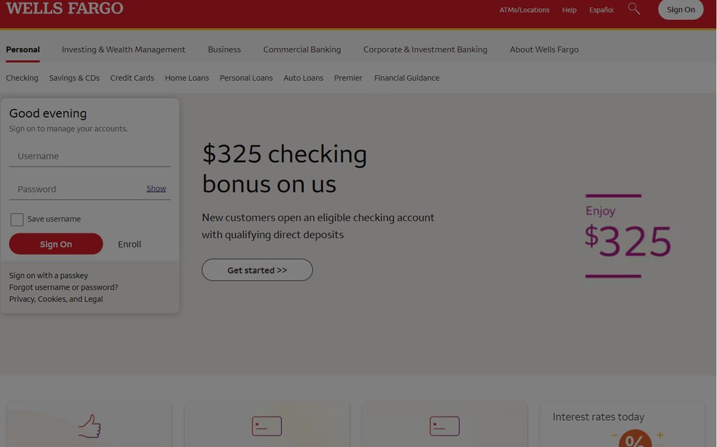 Wells Fargo – wellsfargo.com