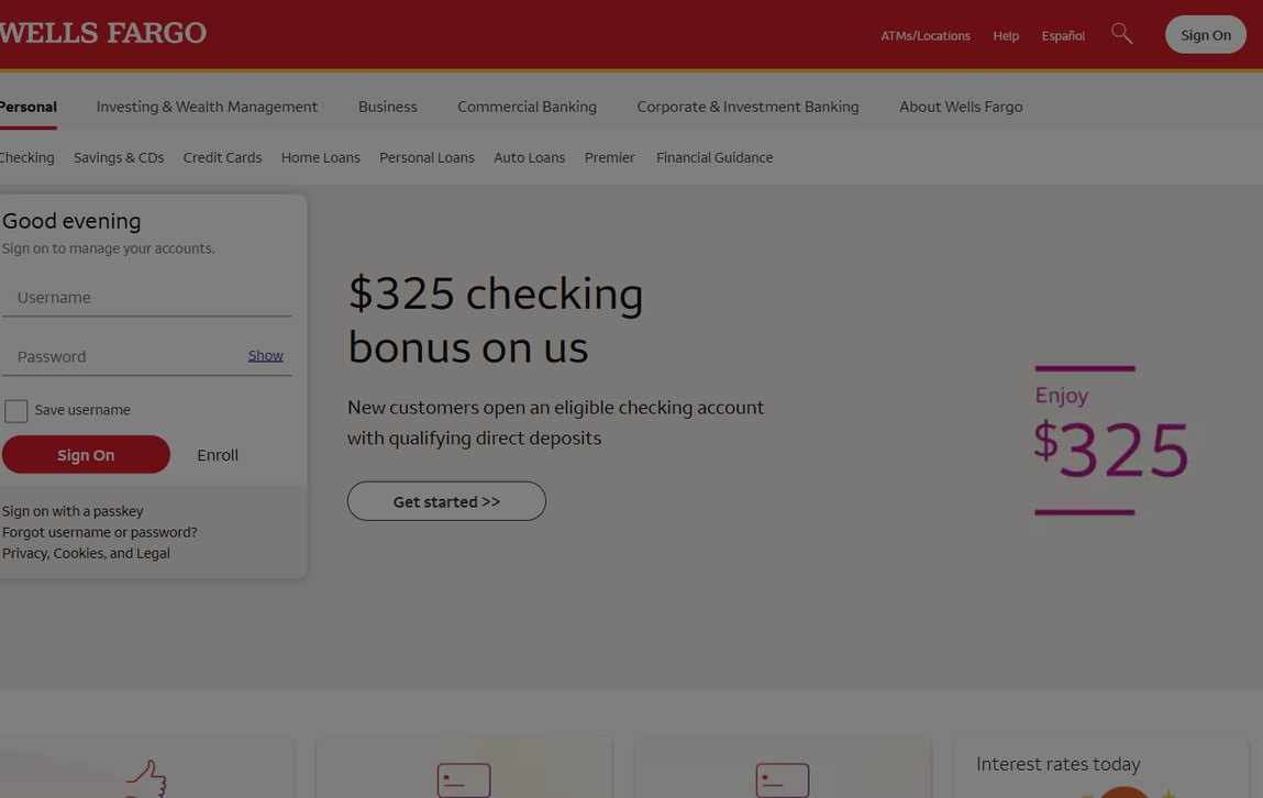 Wells Fargo – wellsfargo.com