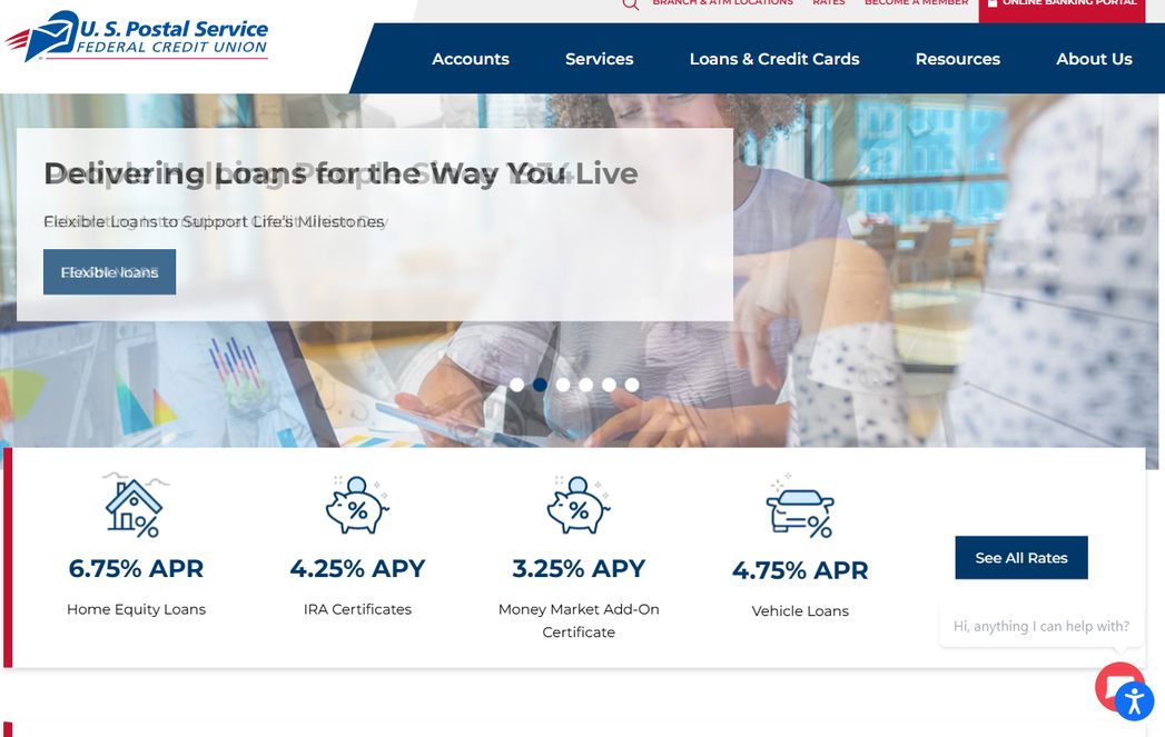 USPS Federal Credit Union – uspsfcu.org